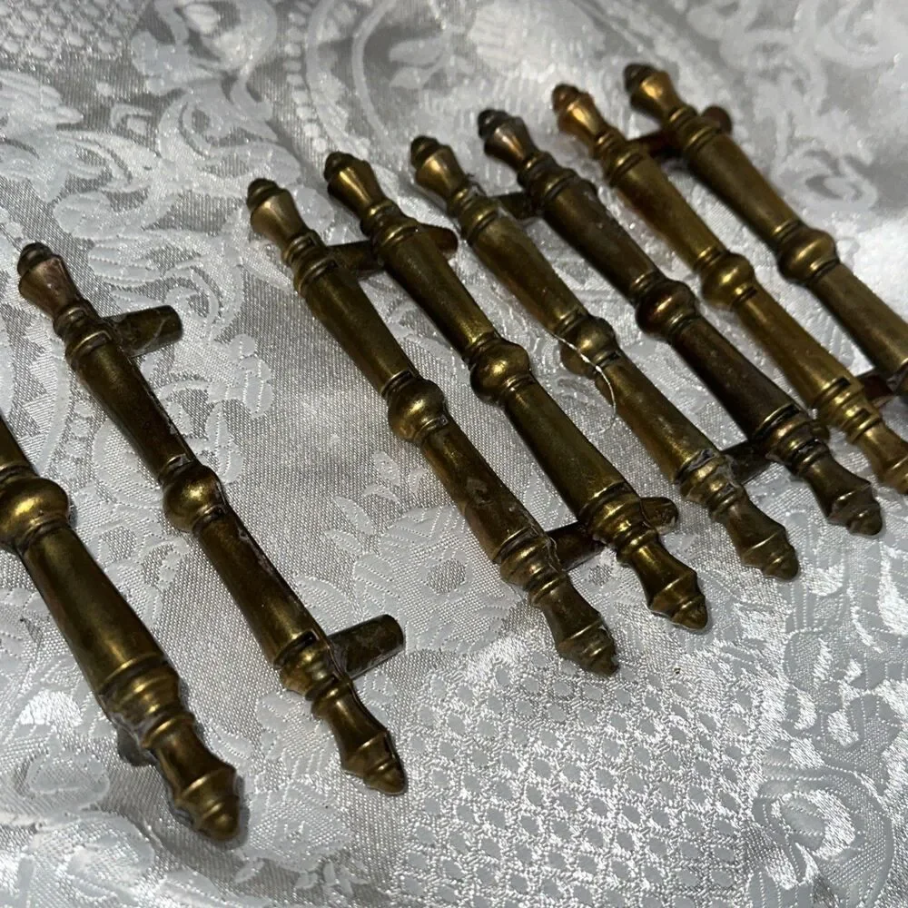 SET OF 8 Drawer Handles Pulls Metal